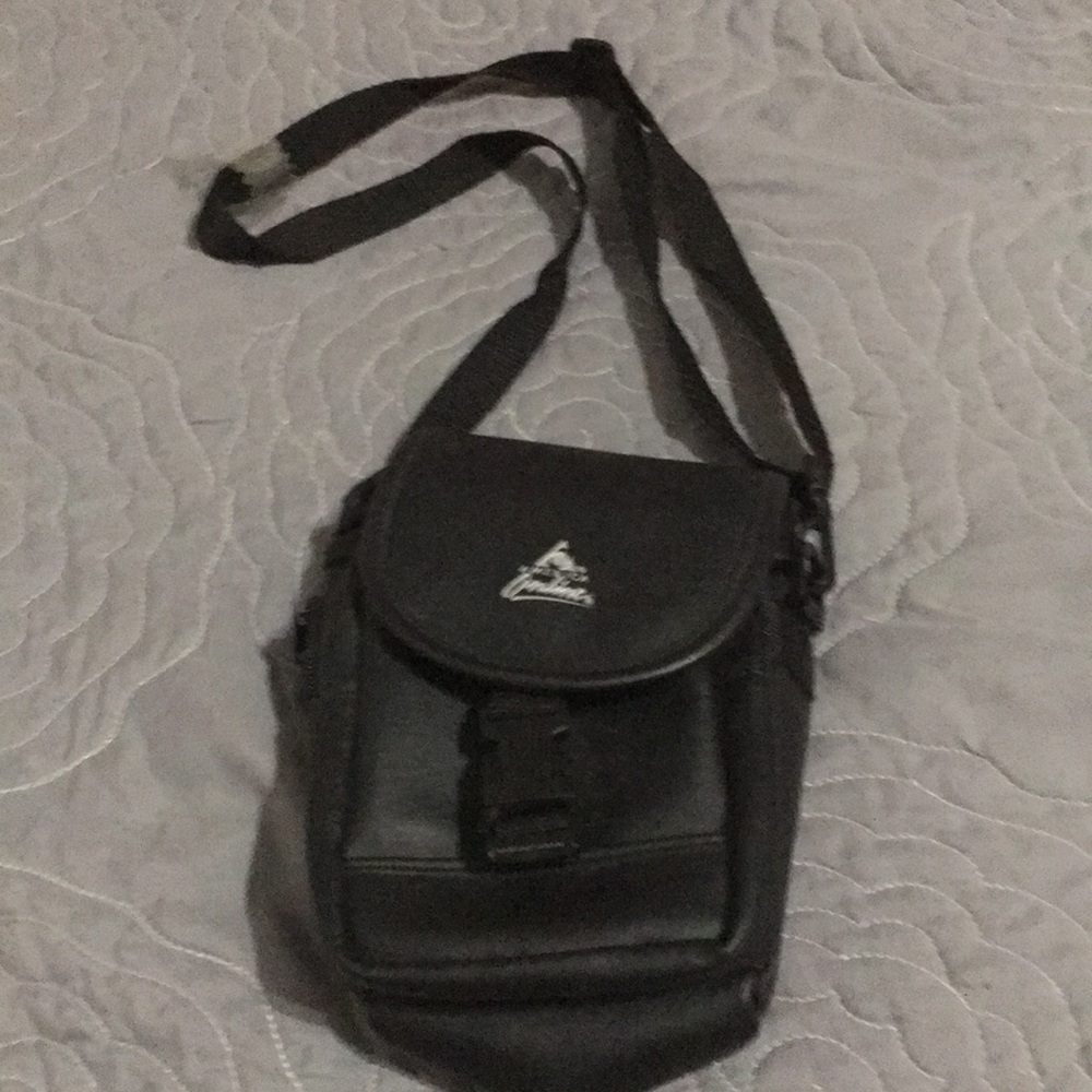 Stylish bag with zipper pouch and draw string.
